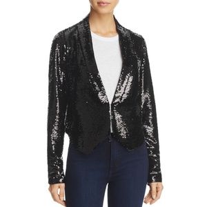Bloomingdales Aqua Sequined Blazer